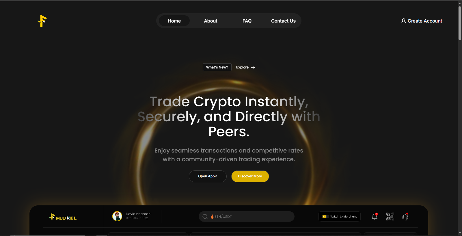Fluxel - P2P Trading Platform